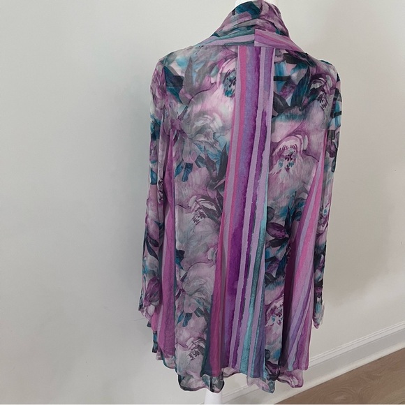 Soft Surroundings 'Rites of Sprint' Flowy Kimono Cardigan |Small| NWT - Picture 5 of 7